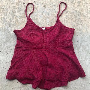 Textured Crop Tank